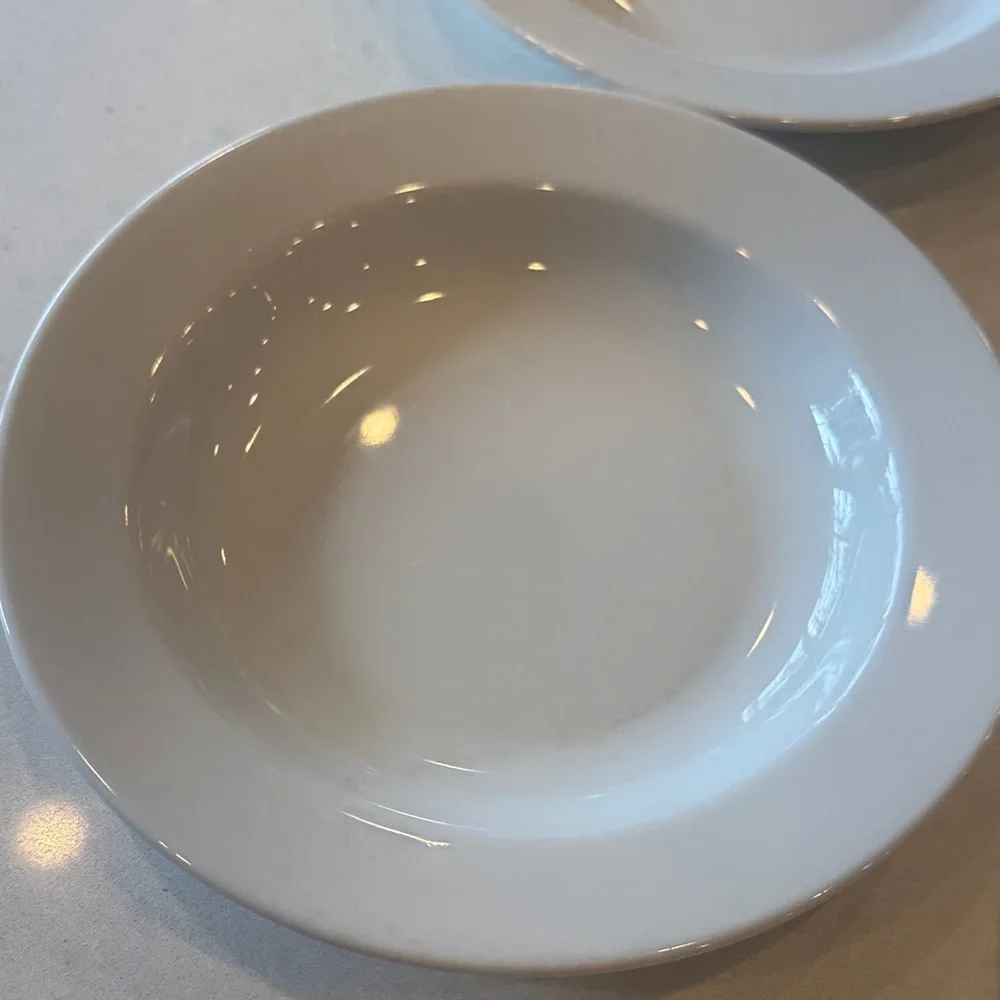 Crate&Barrel Classic White Dinnerware Set made in Poland